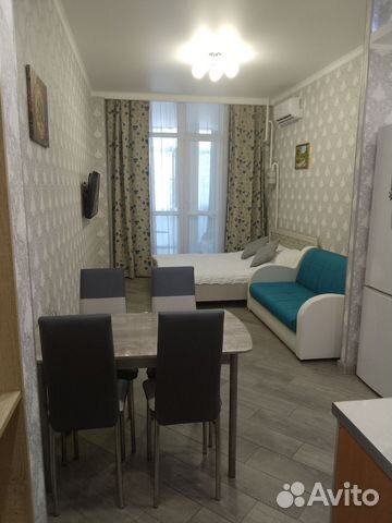 

Квартира-студия, 28 м², 2 кровати