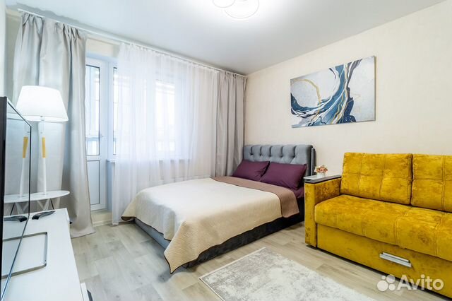 

1-к. квартира, 34 м², 2 кровати
