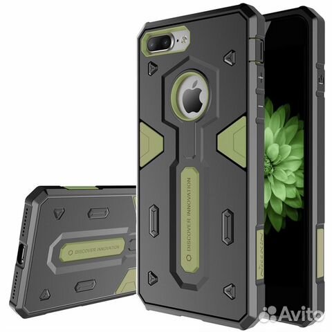 84012373227 Чехол Nillkin Defender 2 iPhone 7+/8+, зеленый