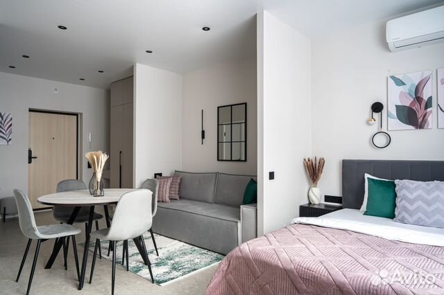 

Квартира-студия, 32 м², 2 кровати