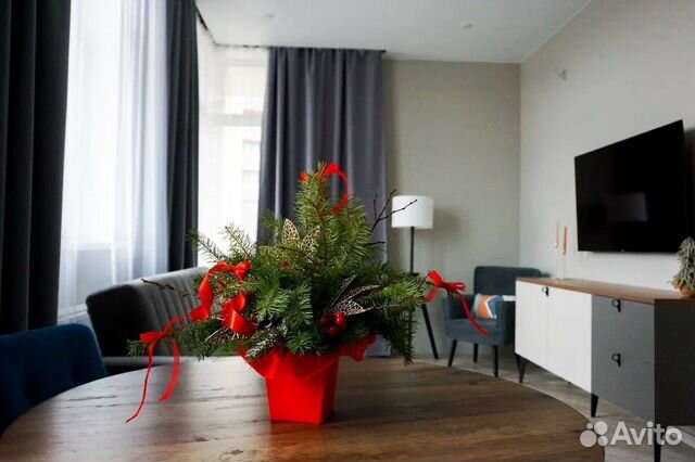 

1-к. квартира, 45 м², 2 кровати