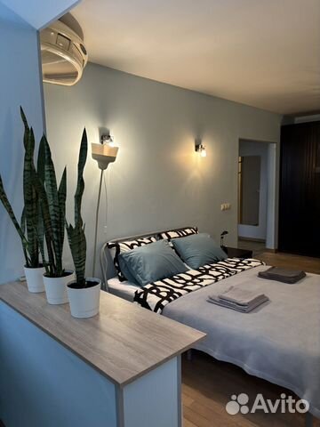 

1-к. квартира, 40 м², 2 кровати