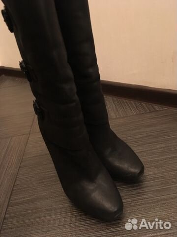 Сапоги кожаные Corsocomo