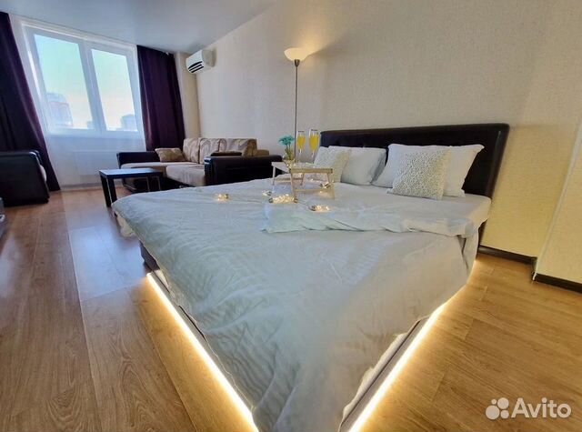 

1-к. квартира, 43 м², 2 кровати