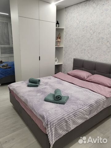 

1-к. квартира, 40 м², 2 кровати