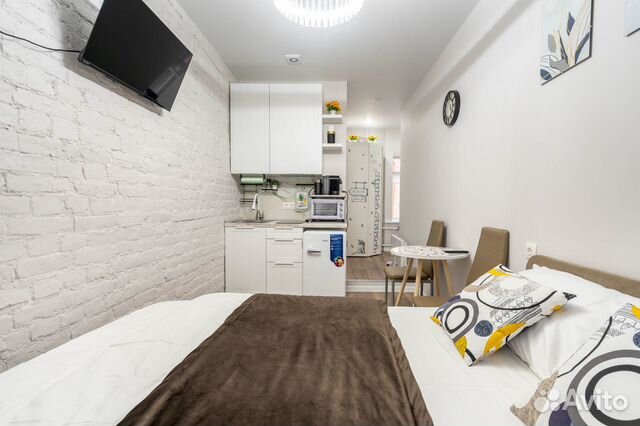 

Квартира-студия, 16 м², 1 кровать