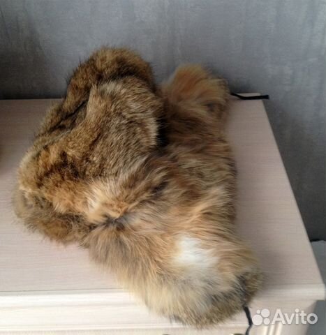 Натуральная меховая шапка из дикого кота