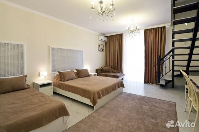 

2-к. квартира в апарт-отеле, 100 м², 5 кроватей