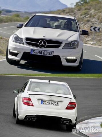 Обвес C63 AMG (рестайлинг) для Mercedes W204
