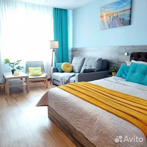 

1-к. квартира, 48 м², 2 кровати
