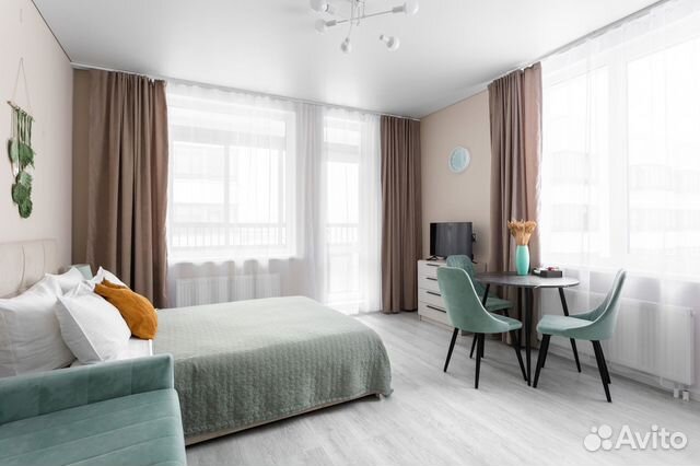 

Квартира-студия, 26 м², 2 кровати