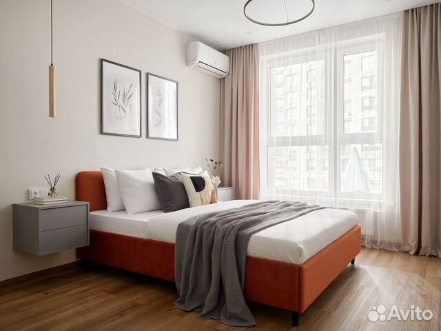 

1-к. квартира, 36 м², 2 кровати