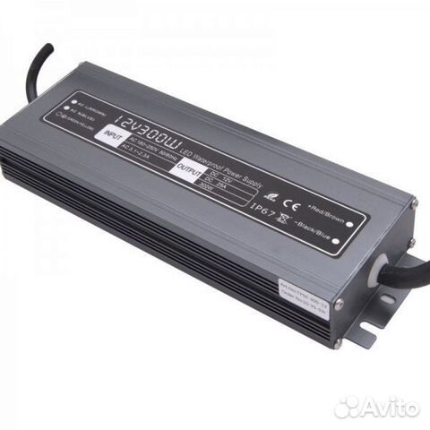Блок питания для Светодиодной ленты 300W 12V IP68 Блок питания для Светодиодной ленты 300W 12V IP68