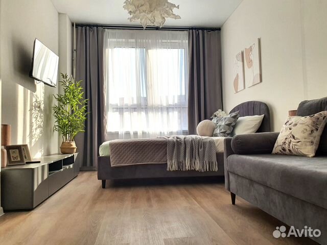 

1-к. квартира, 40 м², 2 кровати