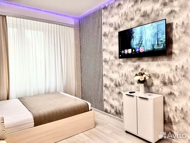 

1-к. квартира, 45 м², 2 кровати