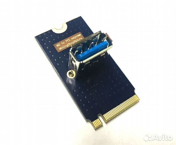 Переходник M2 на PCI-E (USB 3.0) райзера Переходник M2 на PCI-E (USB 3.0) райзера