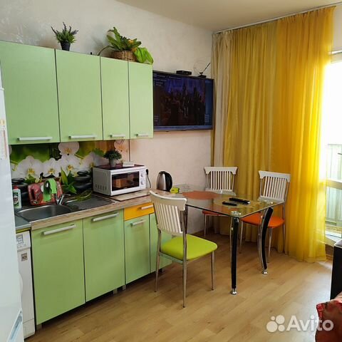 

Квартира-студия, 28 м², 3 кровати