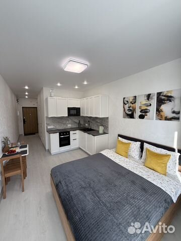 

Квартира-студия, 27 м², 1 кровать