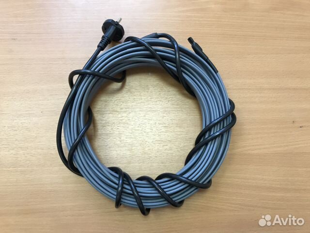 Греющий кабель сам рег 7м готовая секция Греющий кабель сам рег 7м готовая секция