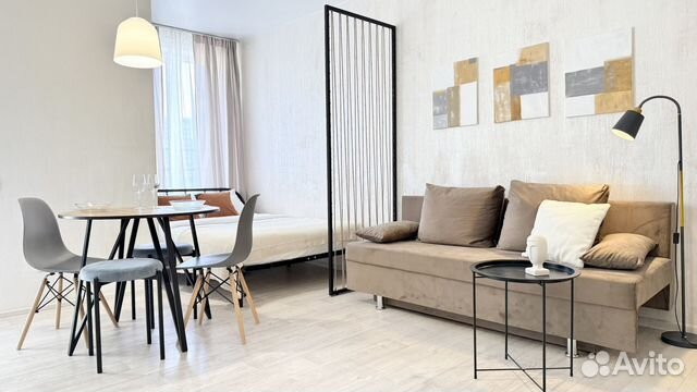 

Квартира-студия, 32 м², 2 кровати