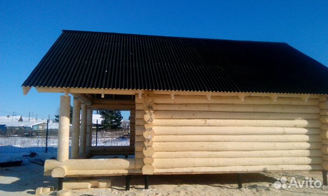 Сруб 6-6 с выпуском 2м