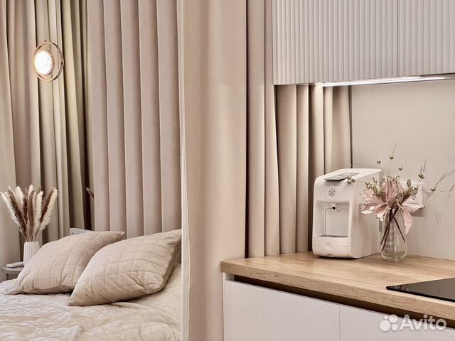

Квартира-студия, 34 м², 1 кровать
