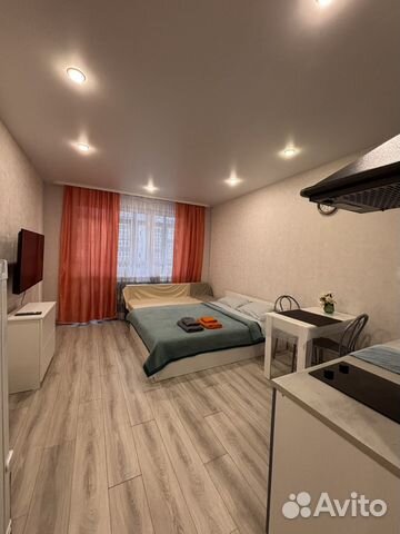 

Квартира-студия, 27 м², 1 кровать