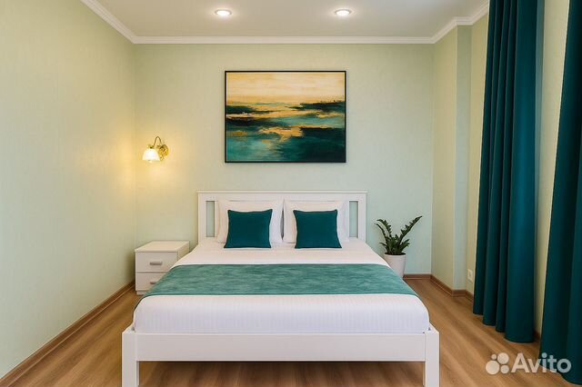 

1-к. квартира, 55 м², 3 кровати