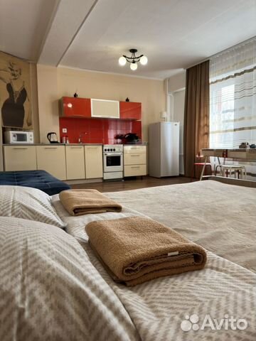 

Квартира-студия, 40 м², 2 кровати