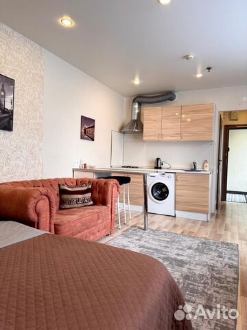 

Квартира-студия, 29 м², 2 кровати