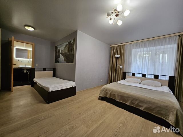

Квартира-студия, 25 м², 2 кровати