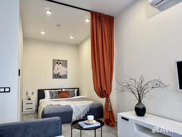 

Квартира-студия, 32 м², 2 кровати