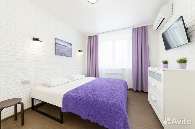 

Квартира-студия, 35 м², 2 кровати