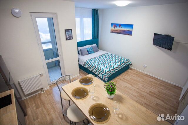 

Квартира-студия, 25,6 м², 2 кровати