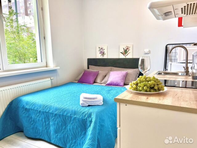 

Квартира-студия, 14 м², 1 кровать
