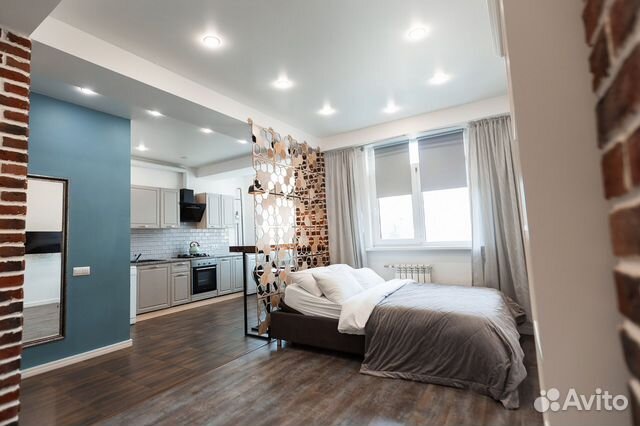 

Квартира-студия, 34 м², 1 кровать