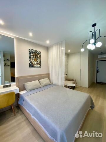

Квартира-студия, 30 м², 2 кровати