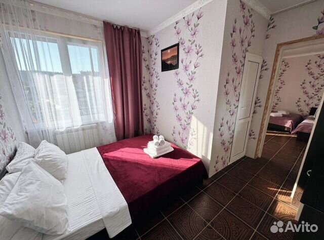

1-к. квартира, 38 м², 3 кровати