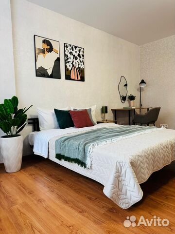 

Квартира-студия, 35 м², 2 кровати