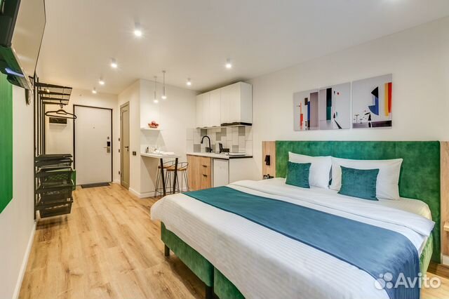 

Квартира-студия в апарт-отеле, 20 м², 1 кровать
