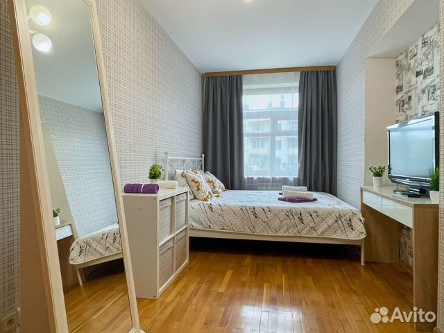

2-к. квартира, 45 м², 2 кровати