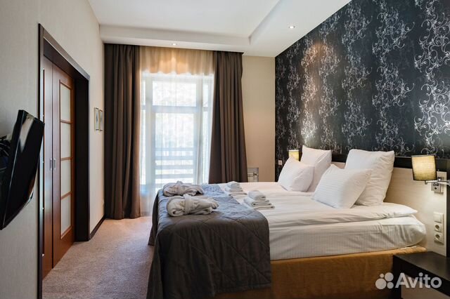 

2-к. квартира в апарт-отеле, 45 м², 2 кровати
