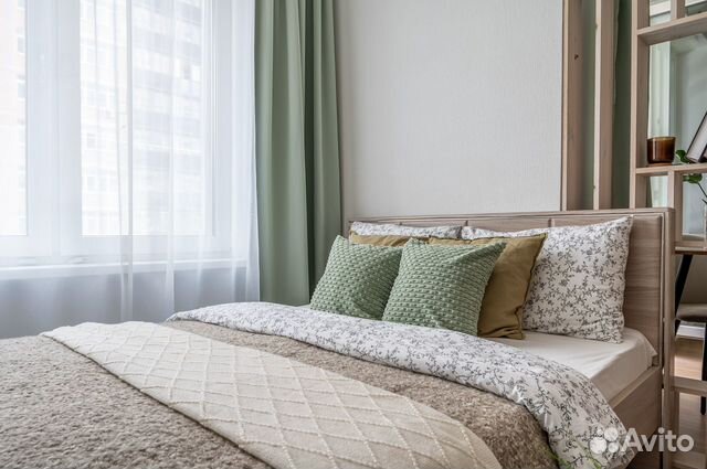 

Квартира-студия, 32 м², 2 кровати