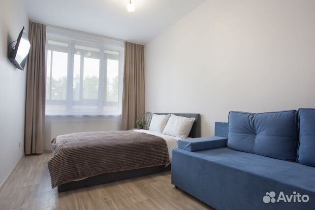 

1-к. квартира, 37 м², 2 кровати