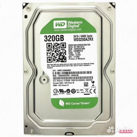 Жесткий диск 320 GB