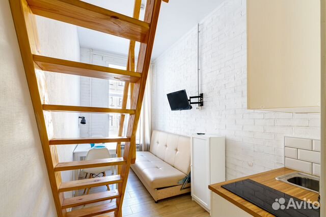 

Квартира-студия, 17 м², 2 кровати