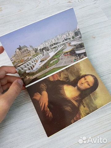 Открытки с достопримечательностями Парижа