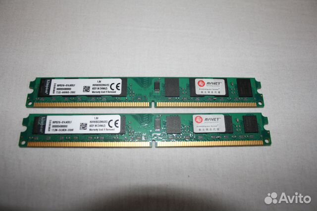 2048MB DDR2 Kingston(PC6400, 800мгц) RET