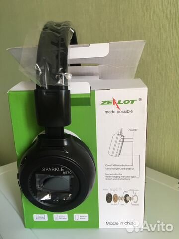 Наушники Zealot с bluetooth новые Наушники Zealot с bluetooth новые