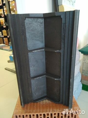 Парапет на забор в 1 кирпич коричневый Парапет на забор в 1 кирпич коричневый